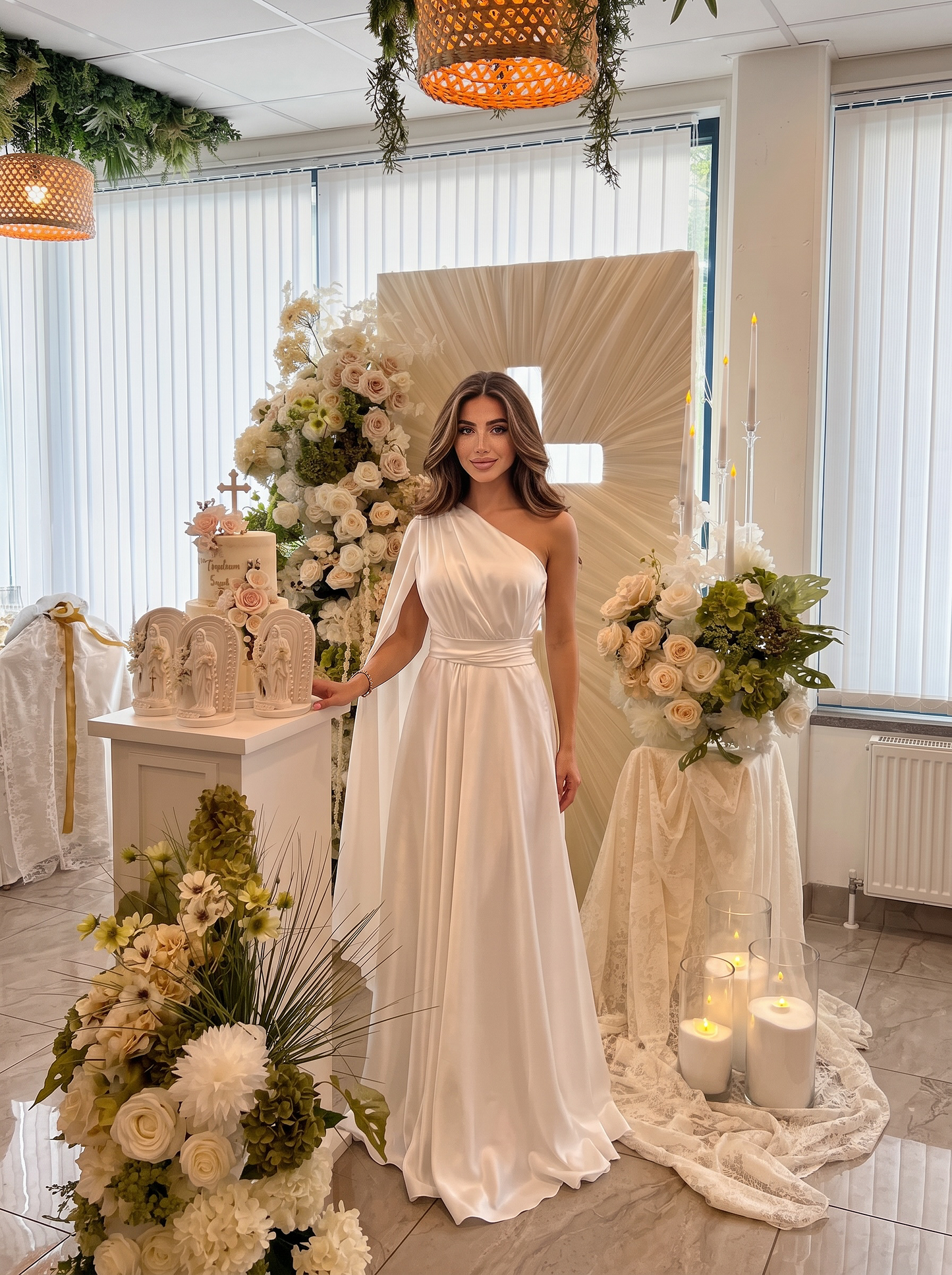 Рокля с едно рамо