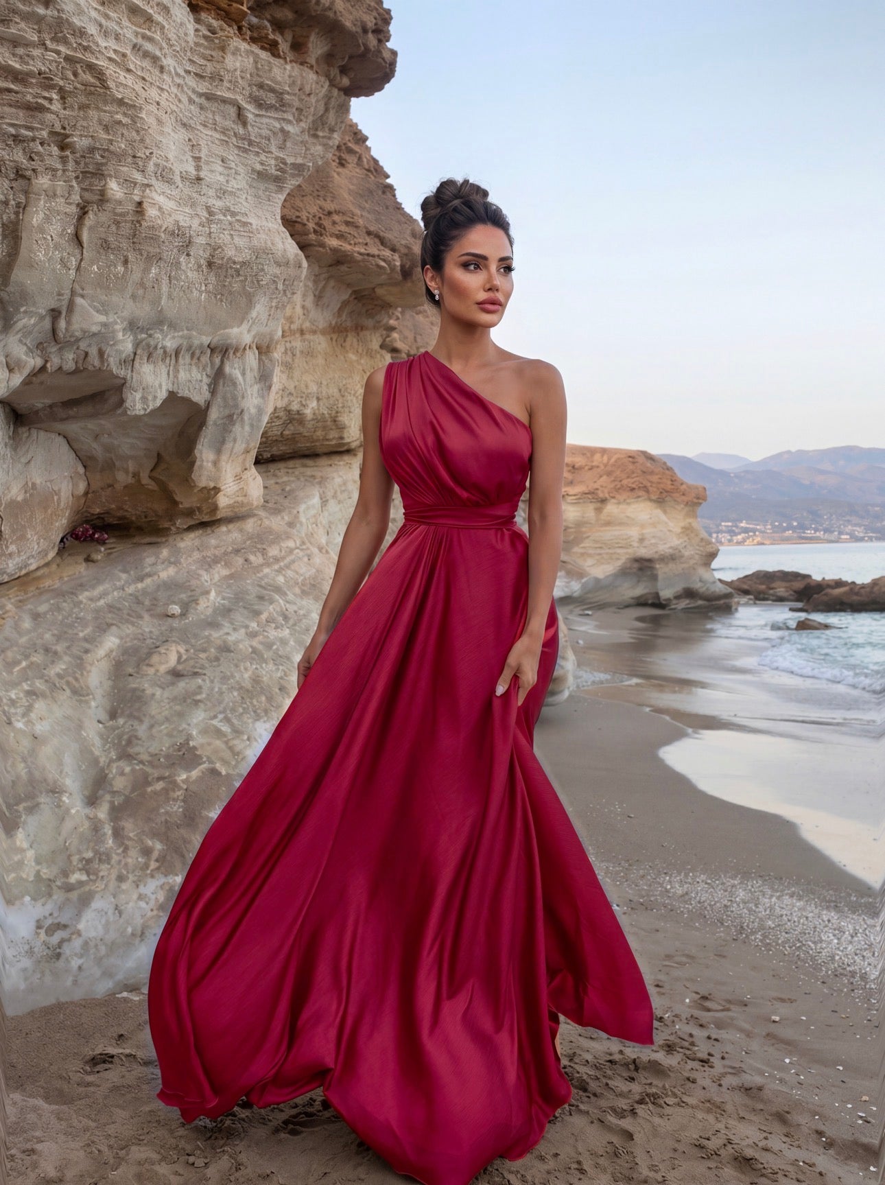 Рокля с едно рамо
