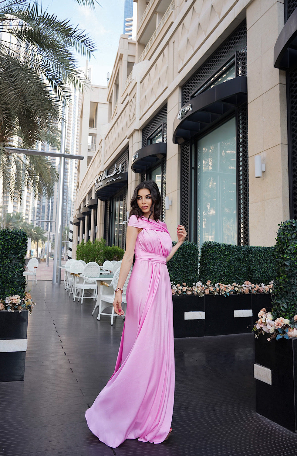 Рокля с едно рамо
